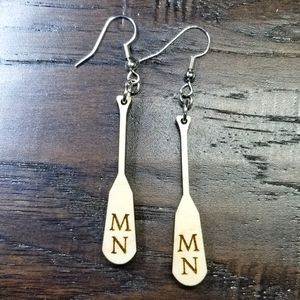 Canoe Paddle Earrings